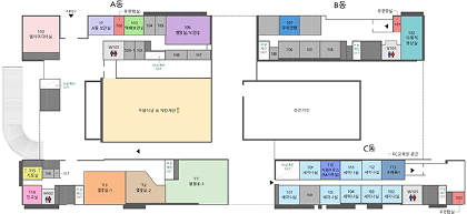 송도1학사 1층 배치도