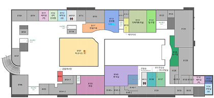 송도1학사 B1 배치도